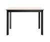 Стол Дик DikLine LK110 00-00075475 krater perla, подстолье черное, опоры черные 110(155)x68x76 фото 5