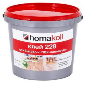 Клей для бытового линолеума Homakoll 228 (1.3 кг)