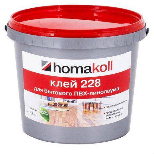 Клей для бытового линолеума Homakoll 228 (1.3 кг)