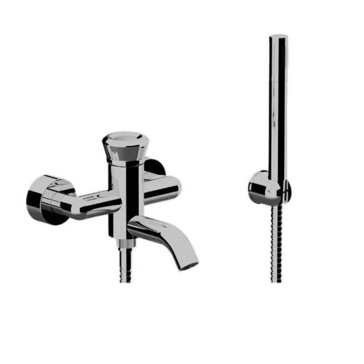 Смеситель для ванны Remer Element ET02XV сталь