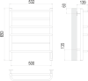 Полотенцесушитель Terminus Евромикс П6 50x65, электрический фото 3