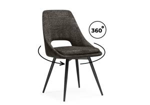 Стул Woodville Avianus 15878 коричневый, черный, вращающийся