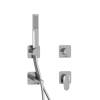 Душевой комплект Wasserkraft Weida A3151.268.270.271.087.103 встраиваемый, с лейкой и изливом, хром фото 4