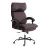 Кресло компьютерное Tetchair Chief metalBL 25018 коричневый, кожзам, ткань