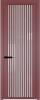 Межкомнатная дверь Profil Doors 3 AGP цвет профиля Красный антрацит, стекло безопасное 6 мм страйп 800x2000