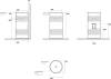 Раковина Kerasan Artwork Barrel 474301 45 см, белая фото 5