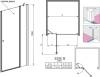 Душевая дверь в нишу Radaway EOS II DWJ 80 R фото 5