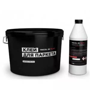 Клей для паркета Tricol 2K PU PT 9 кг