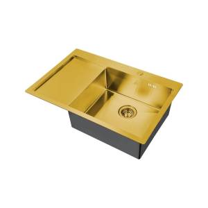 Кухонная мойка Zorg Steel Hammer SH 7851-R BRONZE бронза