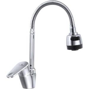 Смеситель для кухни Славен Коттедж СЛ-ОД-Л25 с гибким изливом