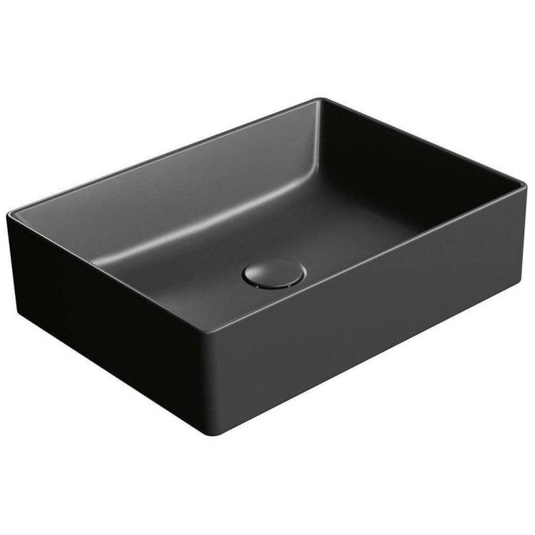 Раковина GSI Kube X 942926 50 см, черная матовая