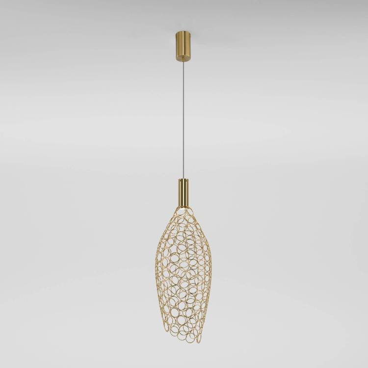 Подвесной светодиодный светильник Eurosvet Ruche 90380/1 золото