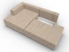 Диван угловой Лига Диванов Лига-103 134814L Бежевый фото 7