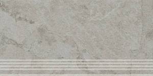 Ступень Kerama Marazzi Сплит KM6060G1241R8GRF фронтальная серый матовый обрезной 30x60