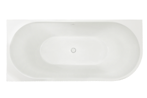 Акриловая ванна Royal Bath Nero RB710300L-WT левая, белая, 150x75