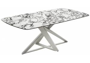 Стол Woodville Vicenza 569451 керамика bulgari white/белый 220x100x76