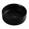 Раковина AQUAme AQM5012MB накладная, 35 см, черная матовая
