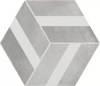 Керамогранит Durstone Six Cementine Bari Grey 23x27 фото 2