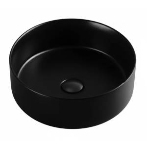 Раковина AQUAme AQM5012MB накладная, 35 см, черная матовая