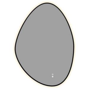 Зеркало Aquanet Контур 00367658 LED подсветка, подогрев, черное, 85x60