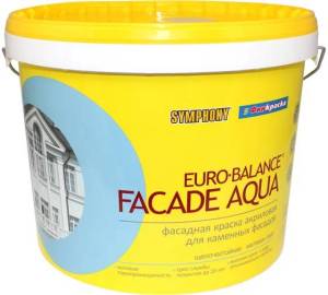 Краска фасадная Symphony Euro-Balance Facade Aqua LAP 9 л