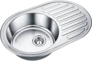 Мойка кухонная EMAR Steel ЕМЛ-7750 глянец