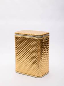 Корзина для белья Cameya Оро ORO-K-G золотой, стандартная