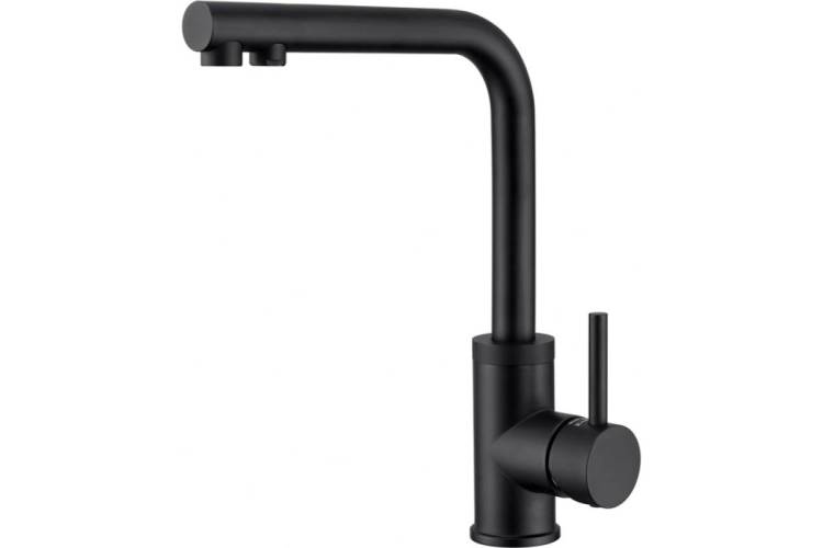 Смеситель для кухни EMAR Steel ЕСВ 7015 Black
