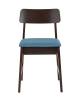 Стул Stool Group Oden S MH52035 H3221-7 STEEL BLUEx2 мягкое сидение, синее фото 2
