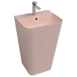 Раковина Isvea Sott'Aqua 10SQ37001SV-2S напольная, 50 см, лососевая матовая