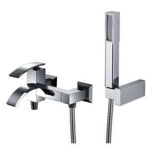 Смеситель для ванны Jacuzzi Glint IQCR105JAPI с поворотным держателем, хром