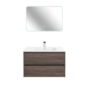 Мебель для ванной Vincea Gio 80 темный дуб