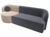 Прямой диван Лига Диванов Лига-027 119509L серый, бежевый, левый угол фото 5