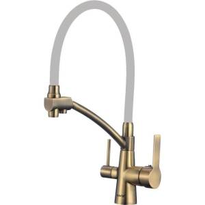 Смеситель для кухни Savol S-L1805C-04 с гибким изливом