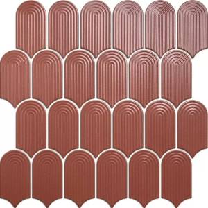 Мозаика NSmosaic Rustic series R-346 Керамика Матовая (8.6x4.5) 28.8x29.8