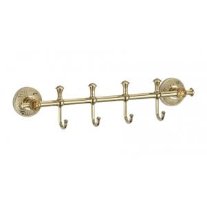 Планка с крючками (4 крючка) Savol 58b S-005874B золото