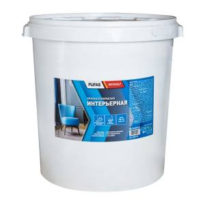Краска интерьерная Pufas Decoself КИ морозостойкая белая 40 кг