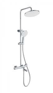 Душевая стойка Wonzon & Woghand WW-B3057-A-CR с термостатом, хром