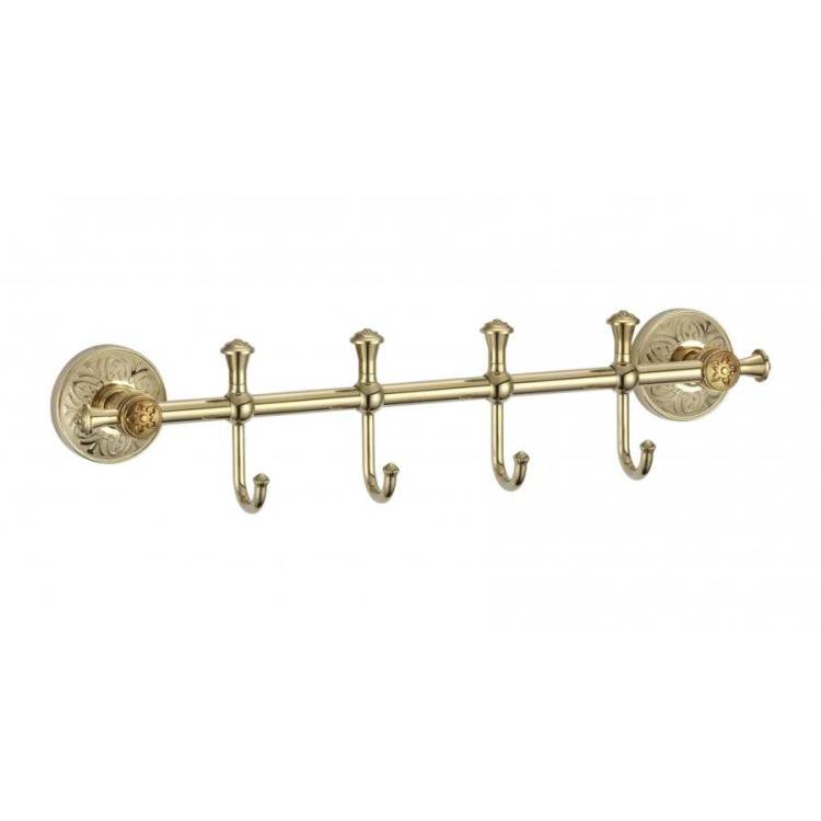 Планка с крючками (4 крючка) Savol 58b S-005874B золото