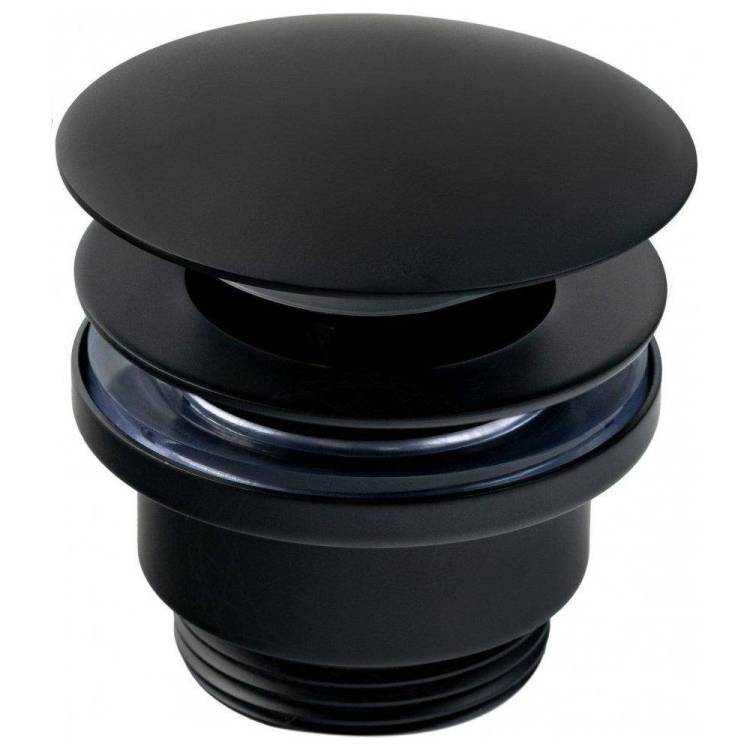 Донный клапан Filarete FL75BL черный