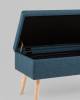Банкетка Stool Group Сторми 19B485LK-14A темно-синий с ящиком фото 4