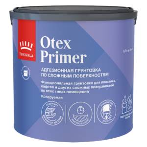 Грунтовка адгезионная Tikkivala Otex Primer матовая база А 2.7 л