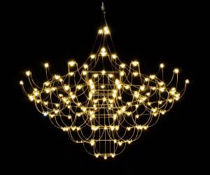 Большая подвесная люстра хрустальная светодиодная Kink Light Галанта 07886-115,33(21)