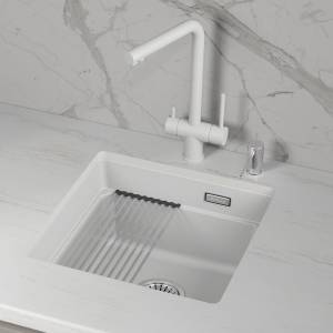 Мойка кухонная Granula Kitchen Space 4501iU арктик, 45x45