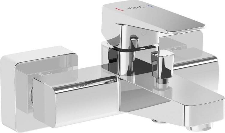 Смеситель для ванны с душем VitrA Root Square A42737EXP хром