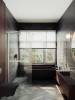 Душевая перегородка MaybahGlass MGD-731-5ш 79x195, стекло сатин 8 мм, профиль хром матовый фото 2
