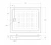 Поддон для душа BelBagno Tray 120х100 фото 5
