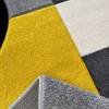 Ковер Reggi L255A L.Grey/Yellow 0.8x1.5 м