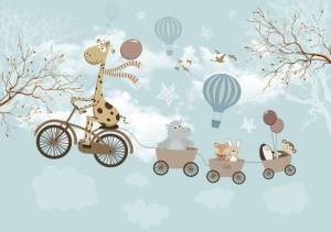 3D Фотообои Artegrafico «Прогулка в облаках» KID-184 песок