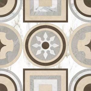 Декор Kerranova Marble Trend K-1001/LR/d02 Calacatta Gold D02-CUT LR 60х60